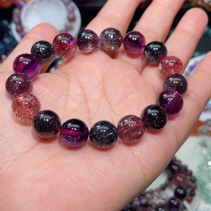 水晶手链未镶嵌青超七手链，38.75