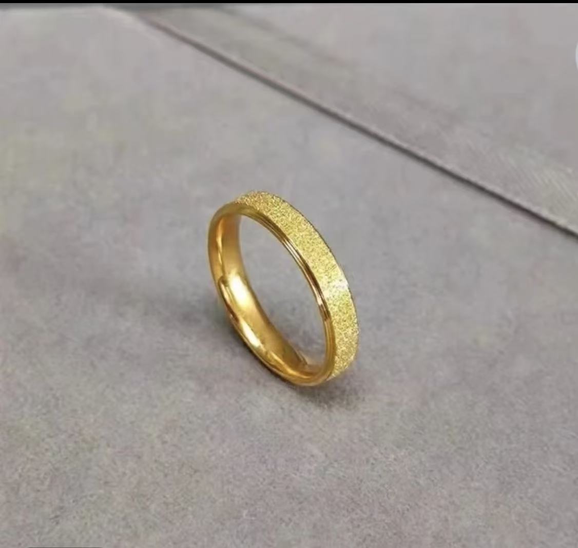 合金戒指 素圈戒指 经典时尚【满天星戒指】男女同款情侣简约大气款