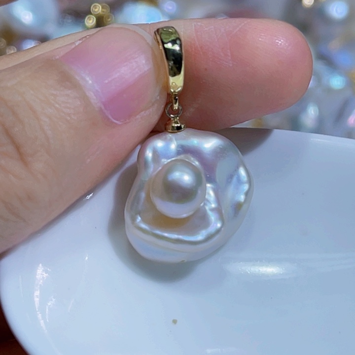 颈饰未镶嵌淡水珍珠