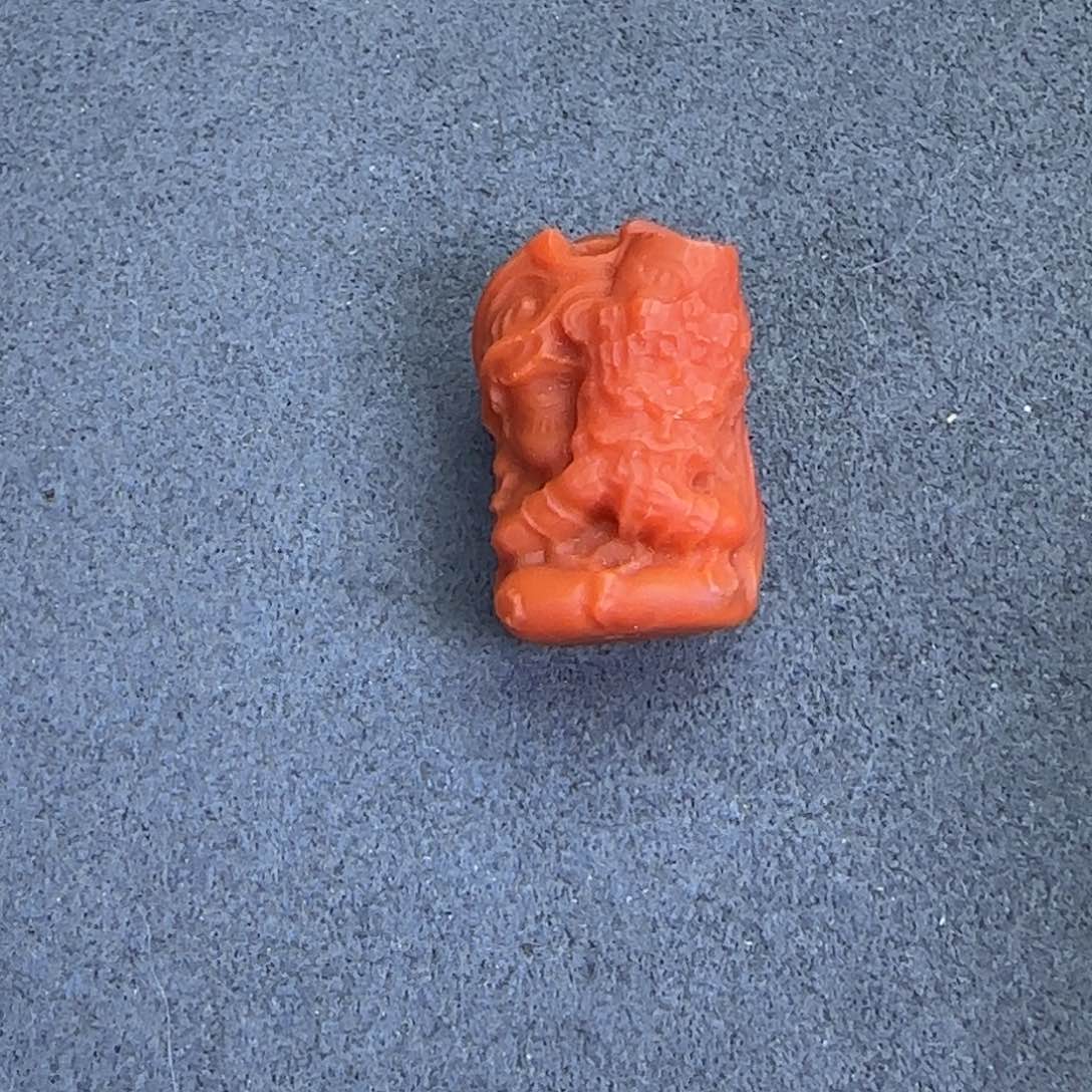 我***烫猴头核桃吊坠20mm小红配饰