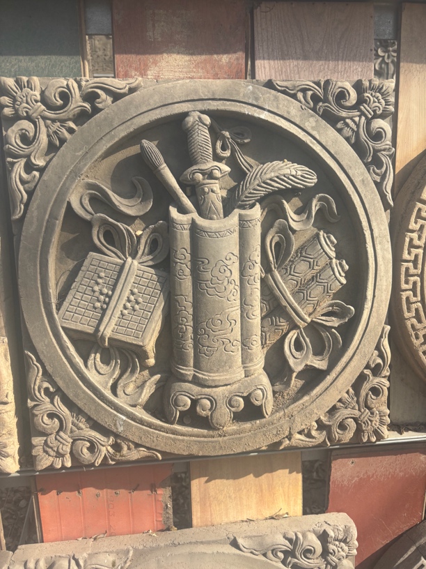 山西砖雕（博古单个）壁画