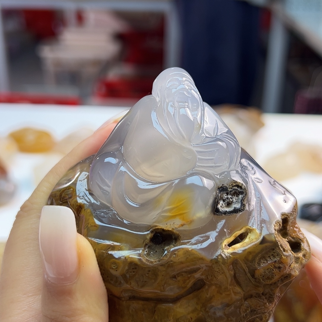 玛瑙/玉髓未镶嵌颈饰