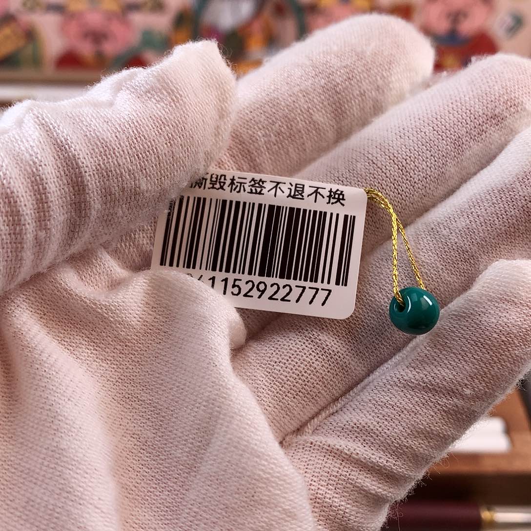 绿松石未镶嵌配饰蓥6.2*5.2