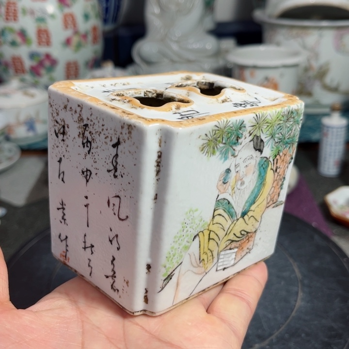 紫砂茶叶罐粉彩88888888888