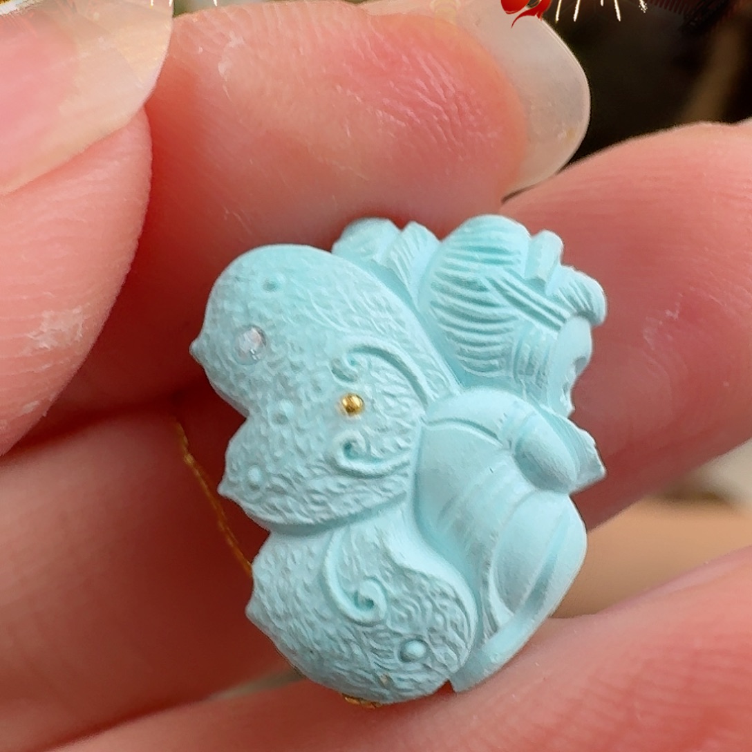 绿松石珠宝奇石未镶嵌