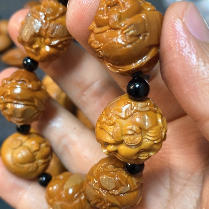 橄榄核手串/手链橄榄微瑕2.0财神