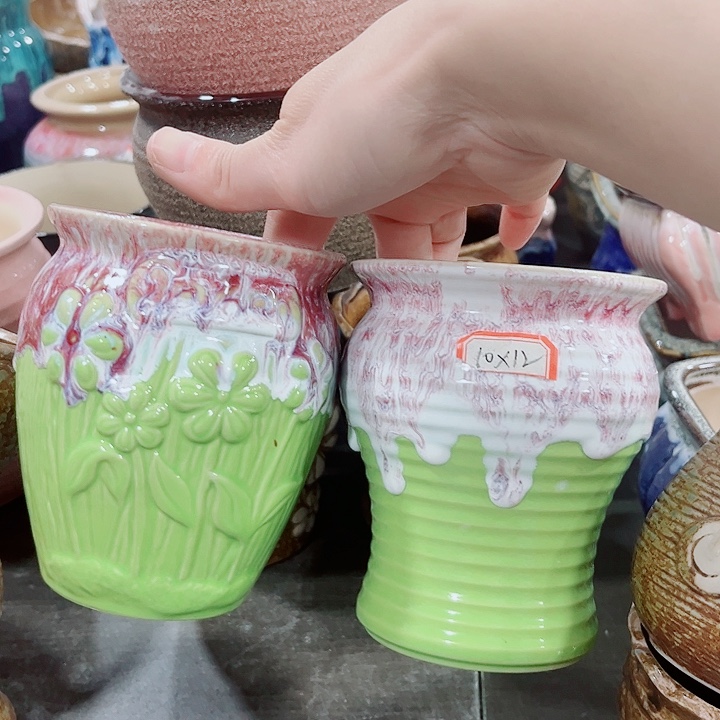 多肉陶瓷花盆满10元包邮