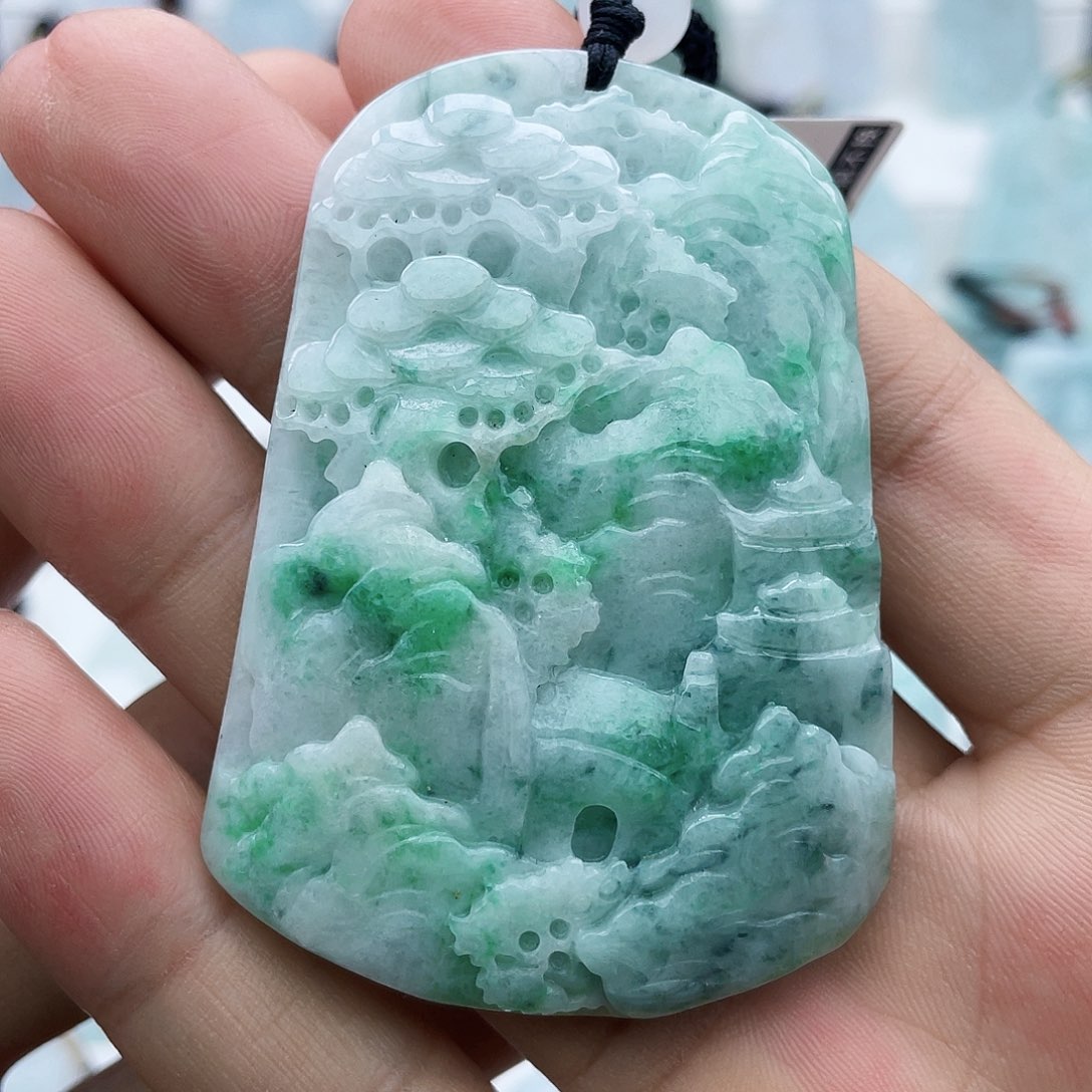 颈饰未镶嵌翡翠葉*多翡翠