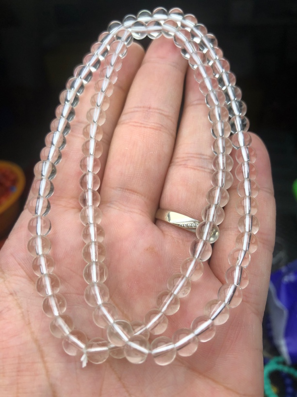 A611白水手串6mm三圈