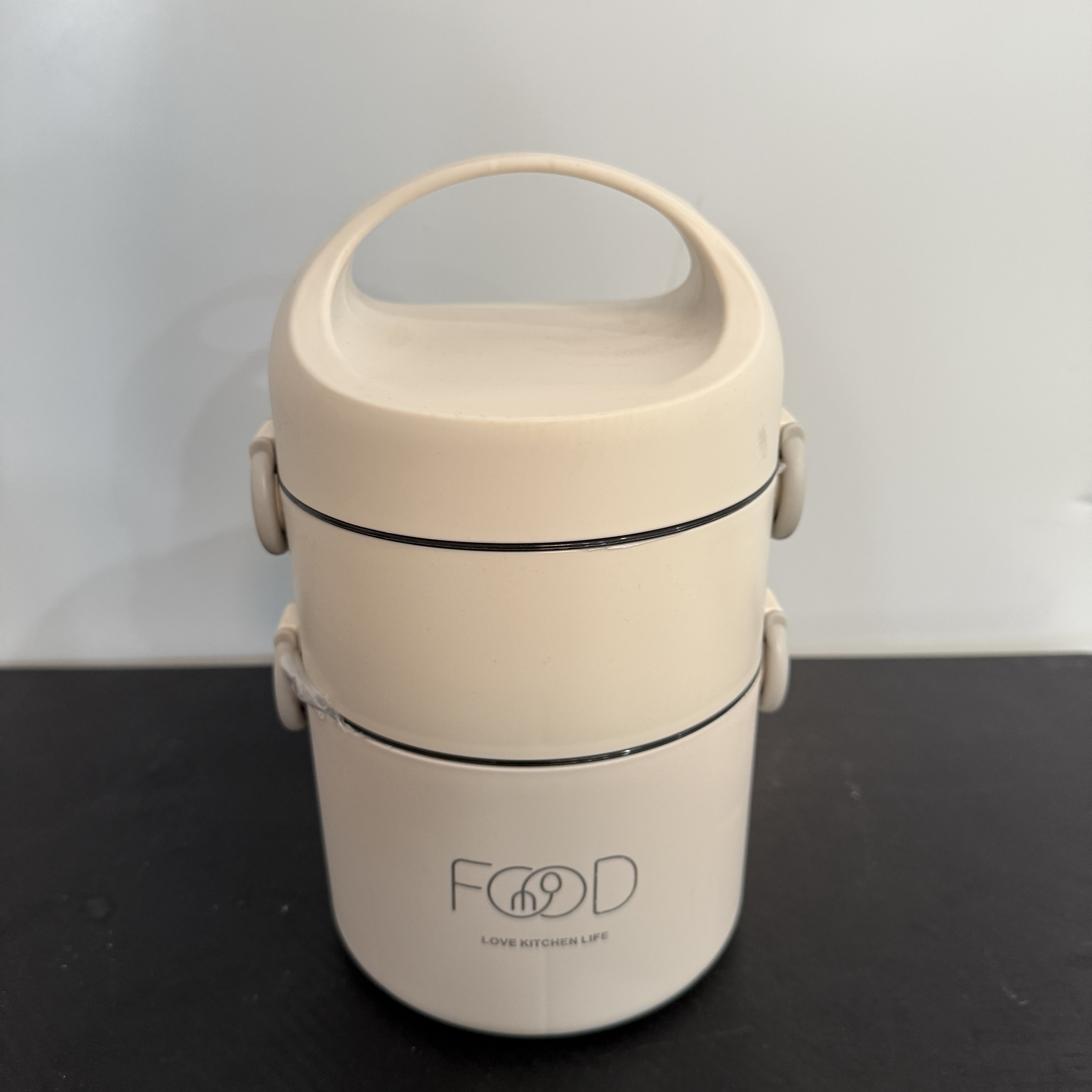 简约风双层保温饭盒保温桶便携带上班族超长P2