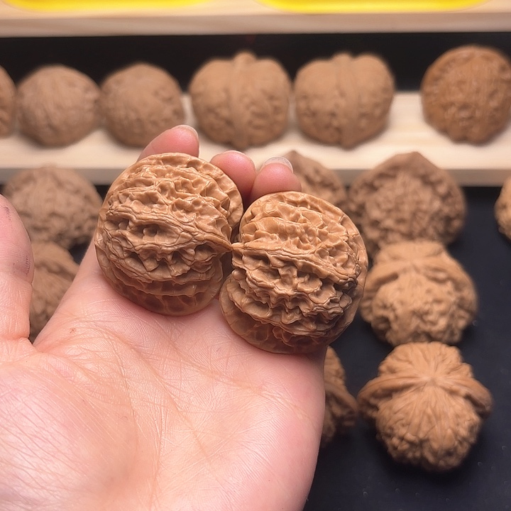 文玩核桃把件40苹果