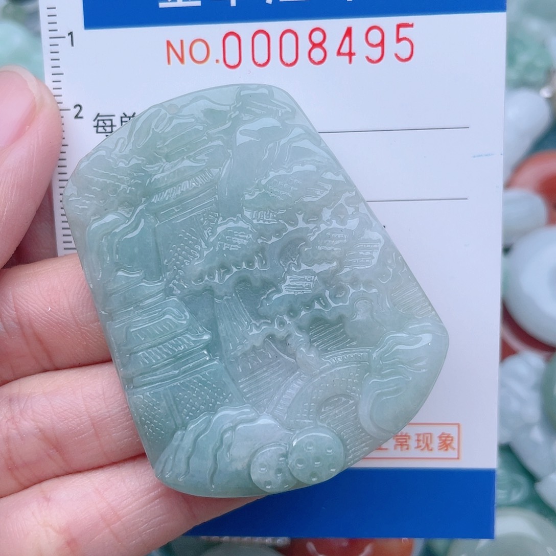 颈饰未镶嵌翡翠8495