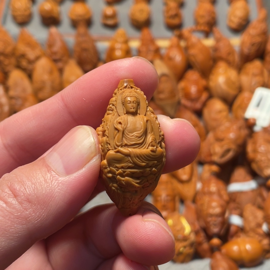 手串/手链橄榄核十八罗汉拜如来
