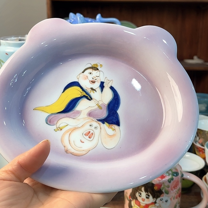 陶景德镇釉下手绘陶瓷 