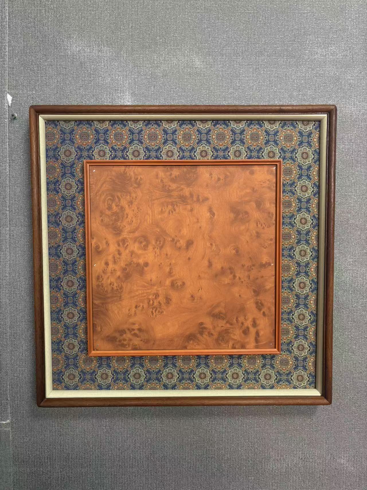 高端立体框中框 外框50x50 内框33x33 配宣纸卡纸