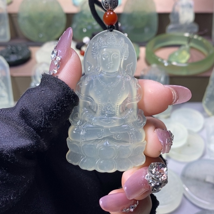 岫玉吊坠未镶嵌吊坠