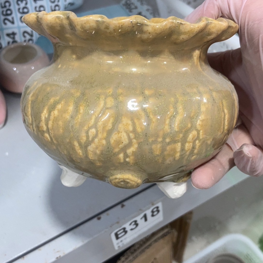 红陶高温陶瓷花盆