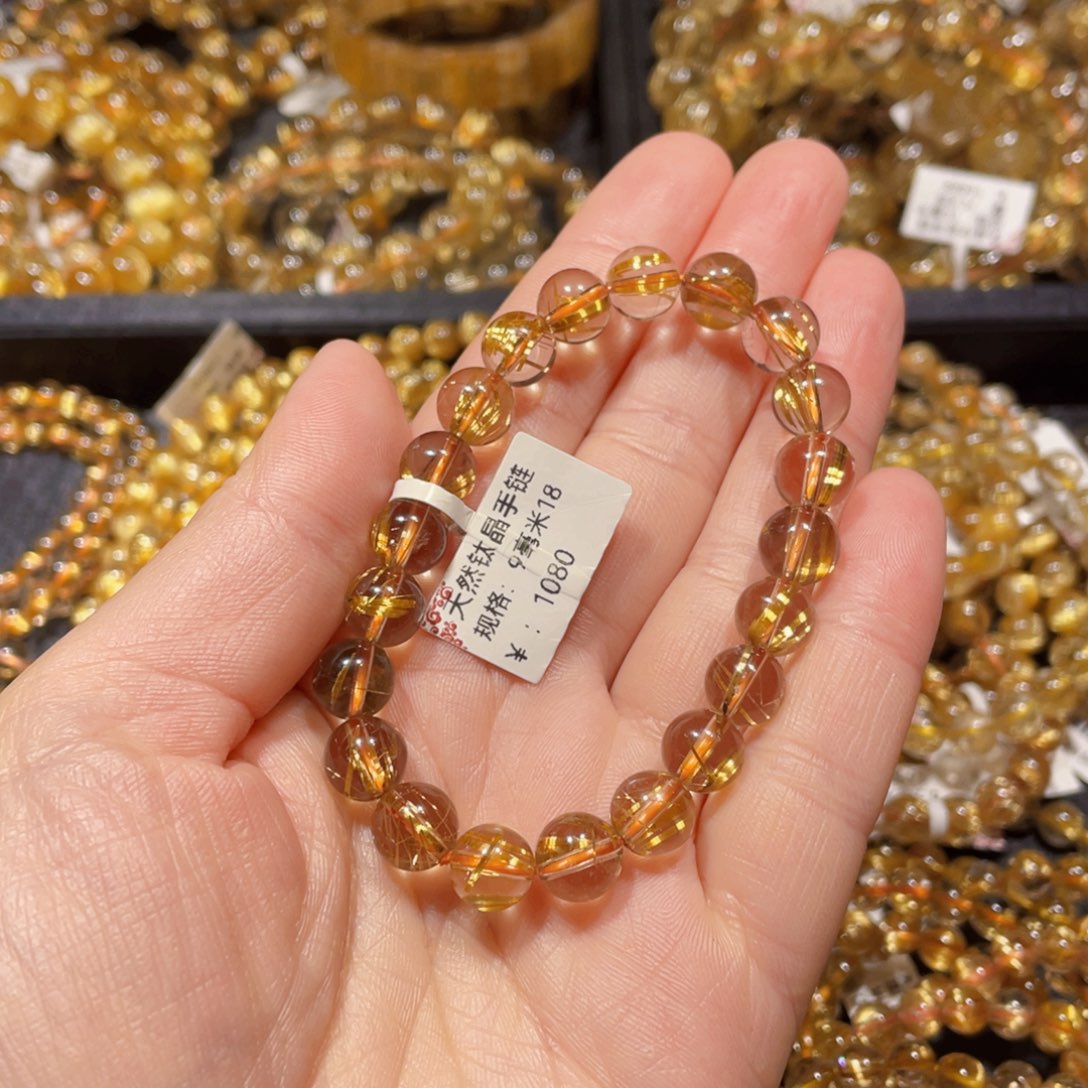 水晶手链未镶嵌阿**c天然水晶手链