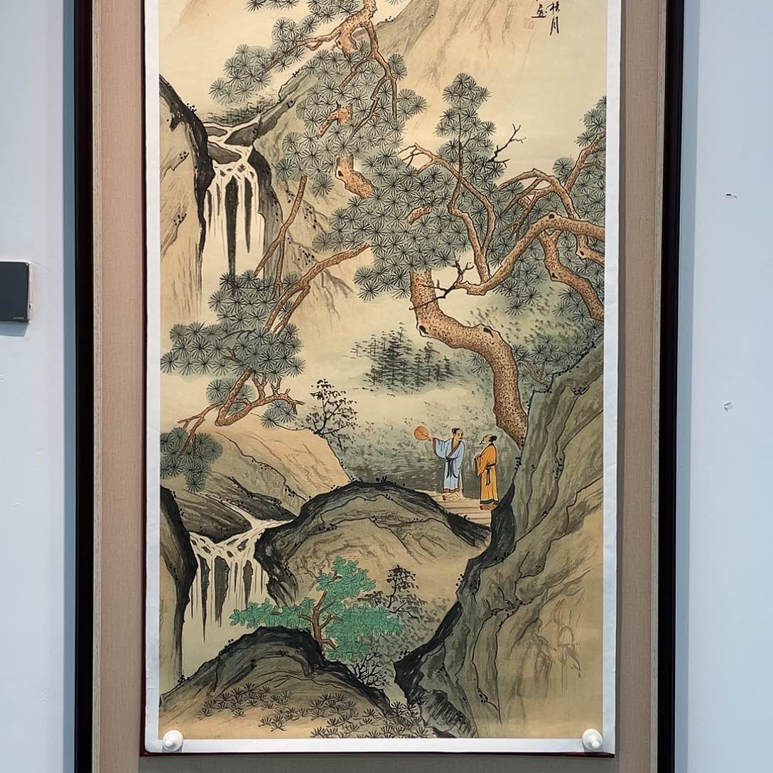 国画凌行志手绘作品