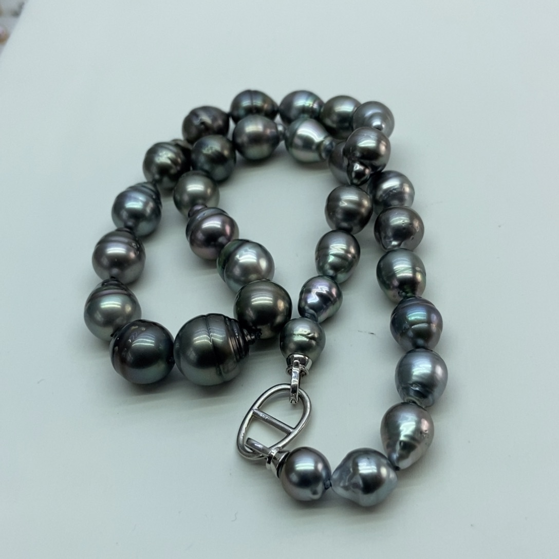 海水珍珠项链银S925镶嵌