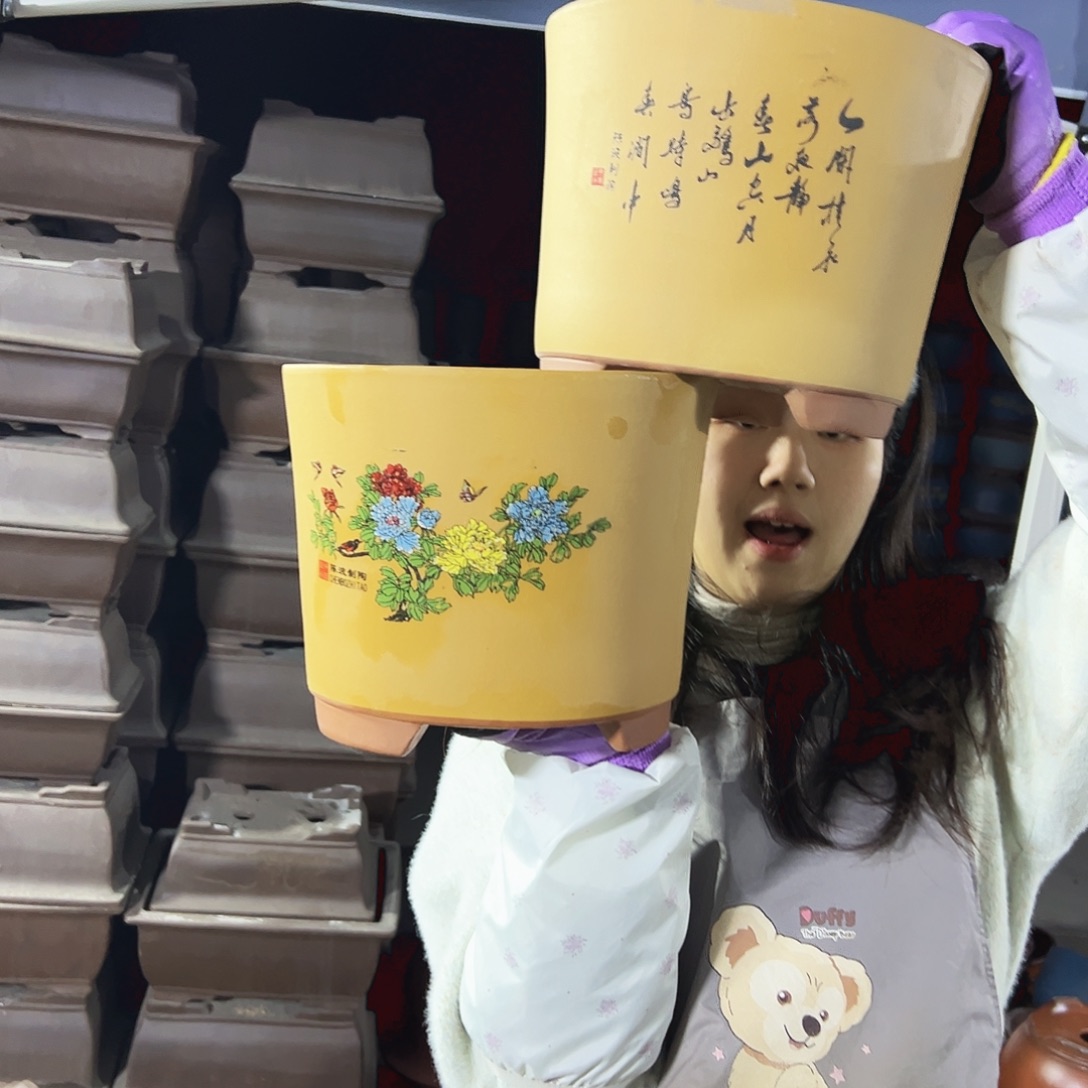 花开富贵中号一对