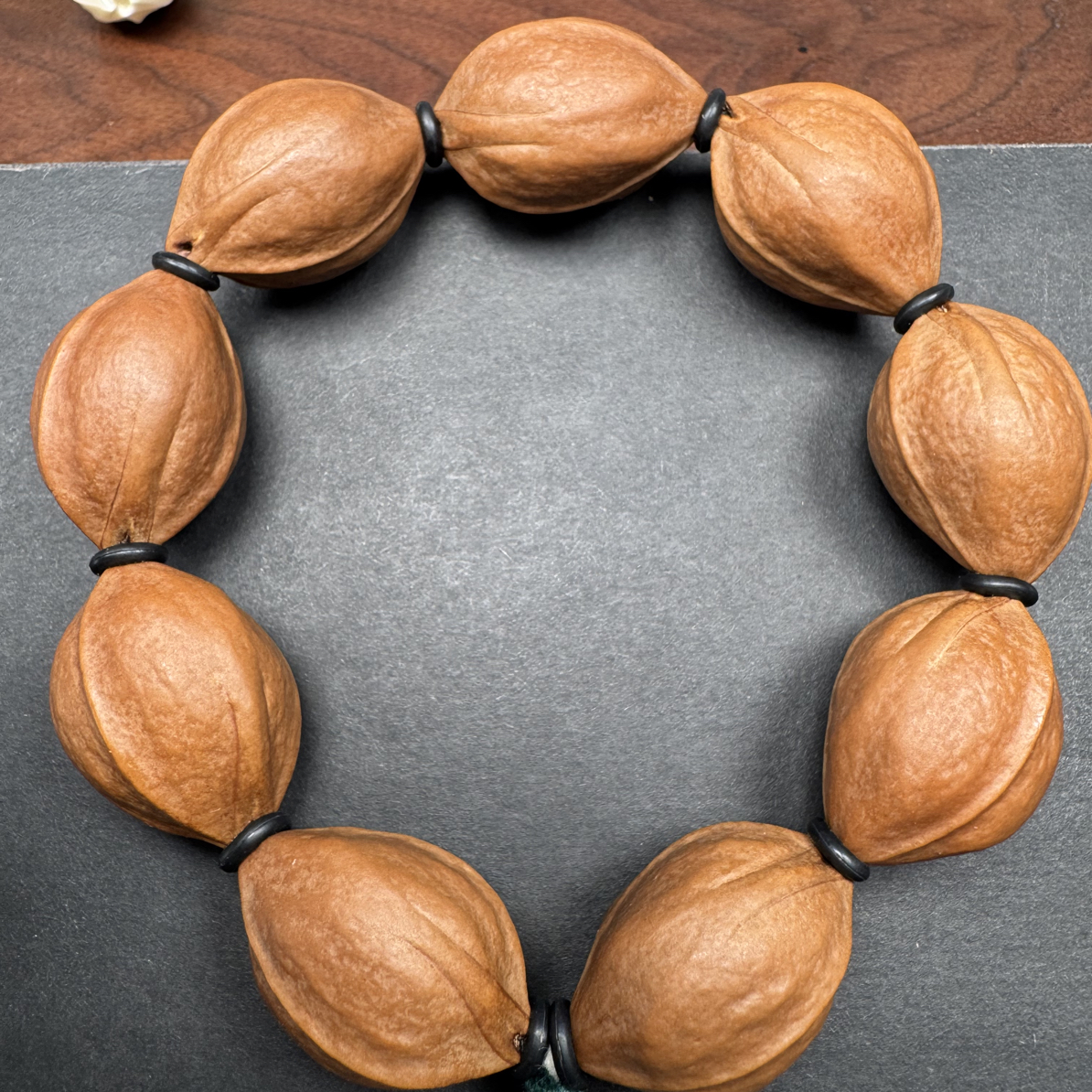 橄榄核手串S系列21✖️30老树梅林铁核精品头货 赠送刷子文玩油手套