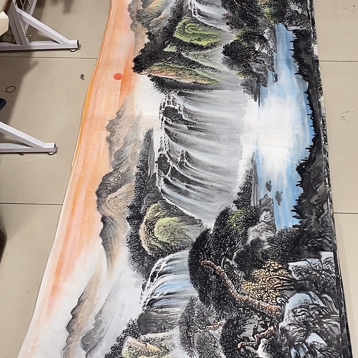 徐***扬国画国画国画小六旭日东升