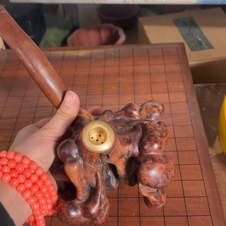 蜜安罐瓷香炉锡茶则