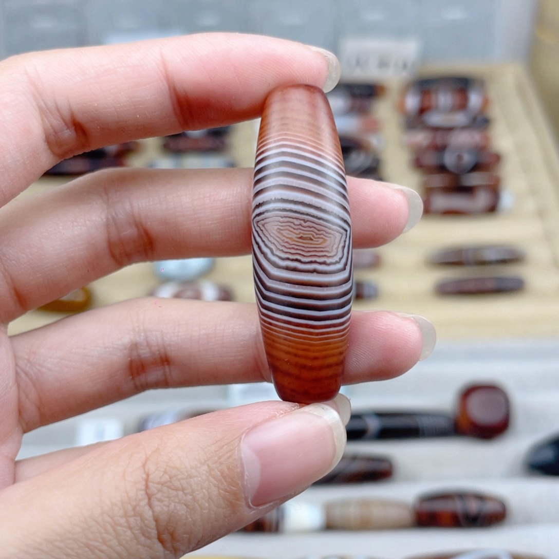 牛***力玛瑙/玉髓合金颈饰