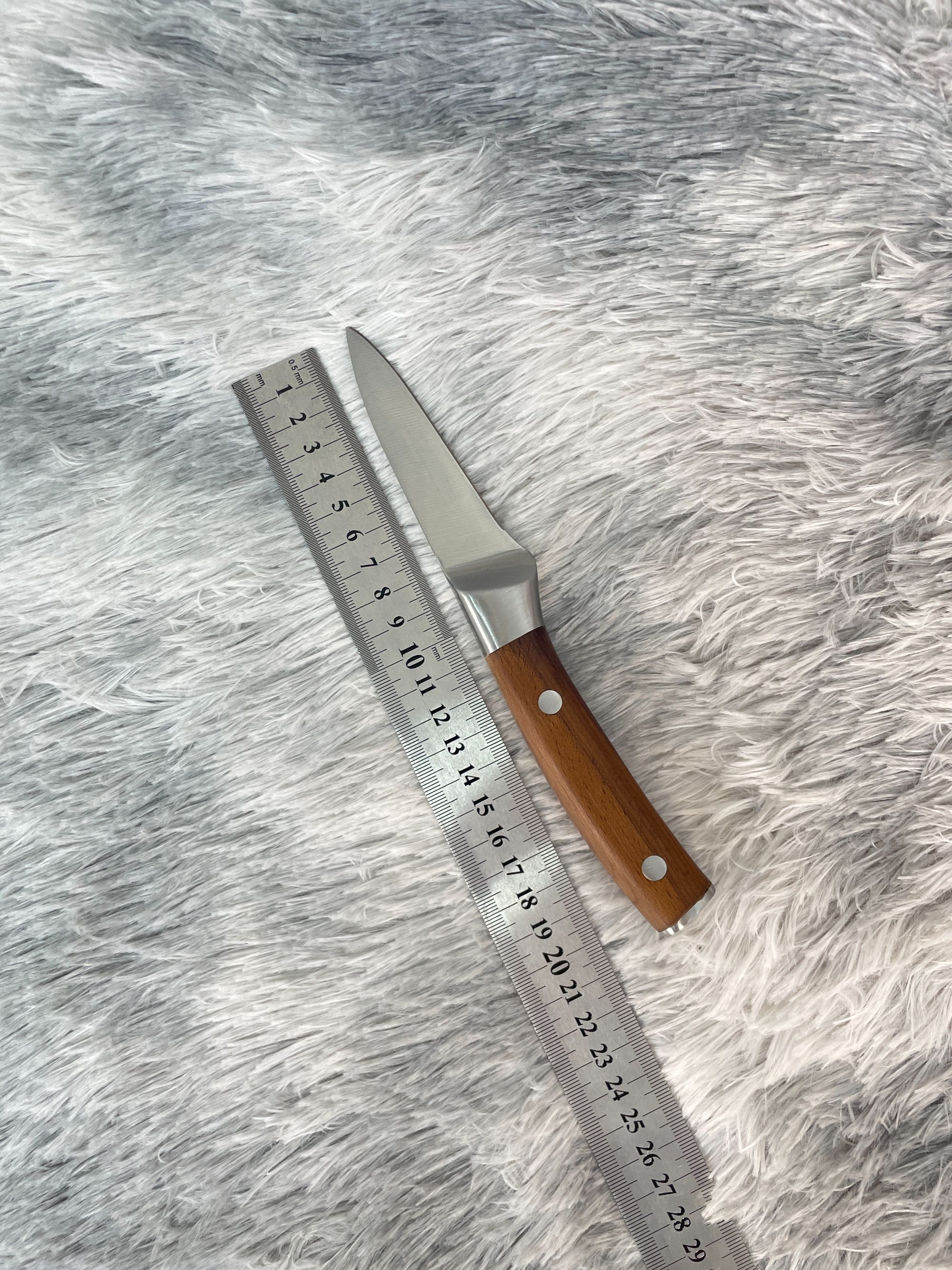 水果刀家用套装高档商用木柄瓜果刀大号加长切西瓜工具宿舍削皮刀