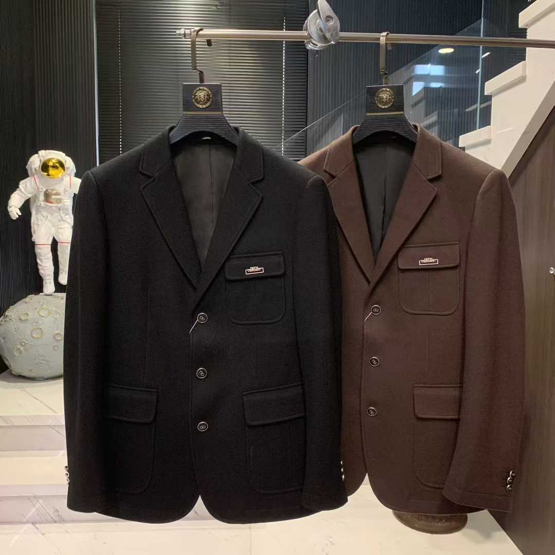 20-822   新款男士高奢时尚休闲羊毛混纺西服