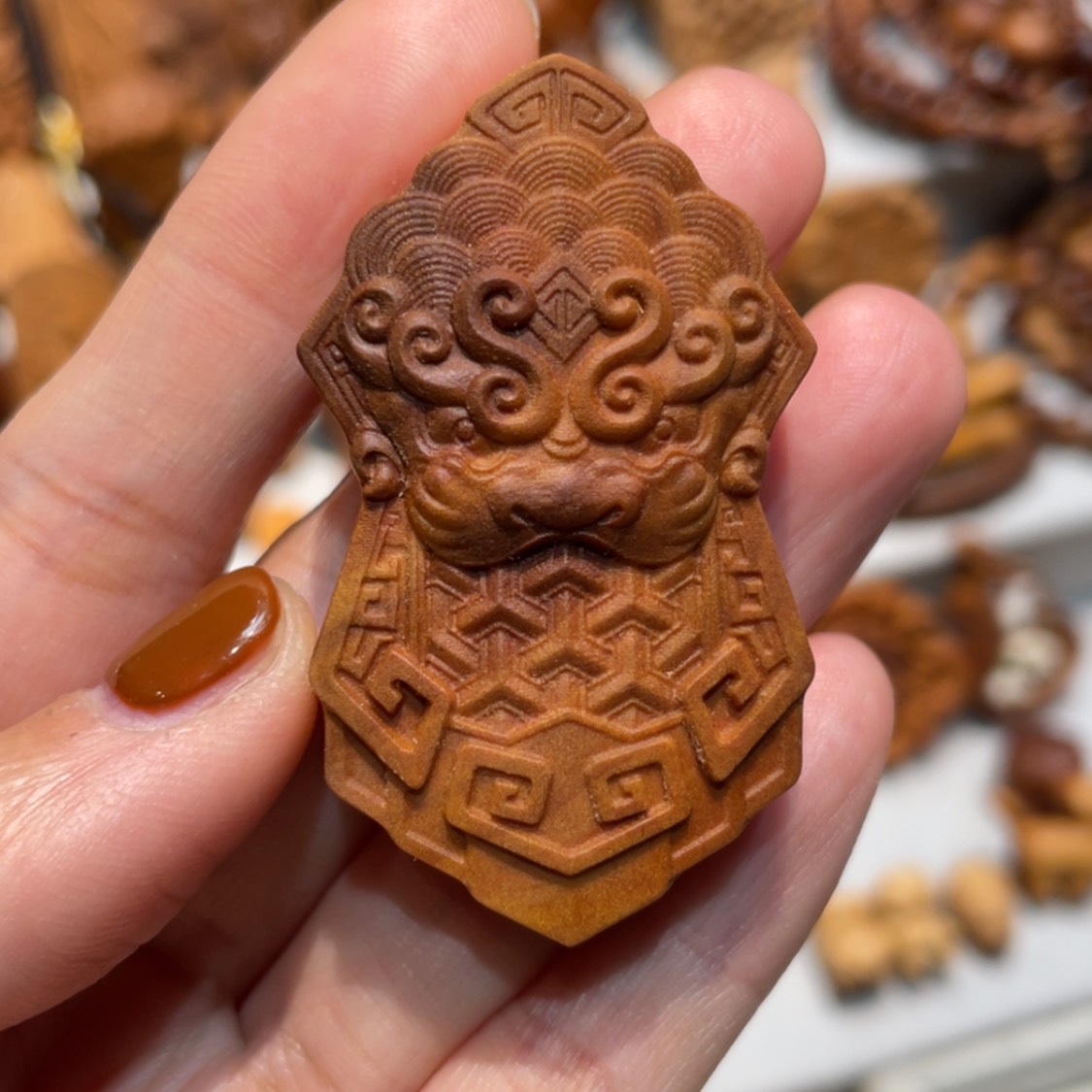 【闪购商品】檀香木吊坠༄***s小吊坠牌