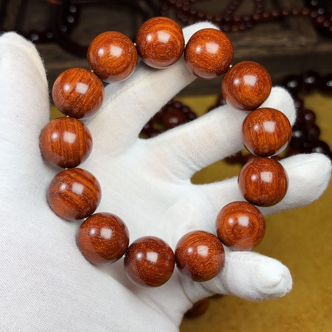 檀香紫檀（小叶紫檀）手串/手链1.8麟底 原生态