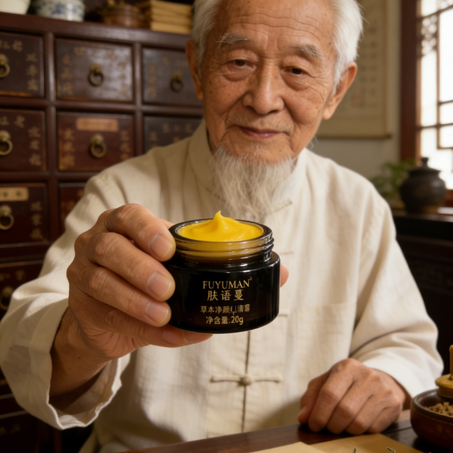 肤语蔓草本清颜霜植物温和不刺激无酸无激素