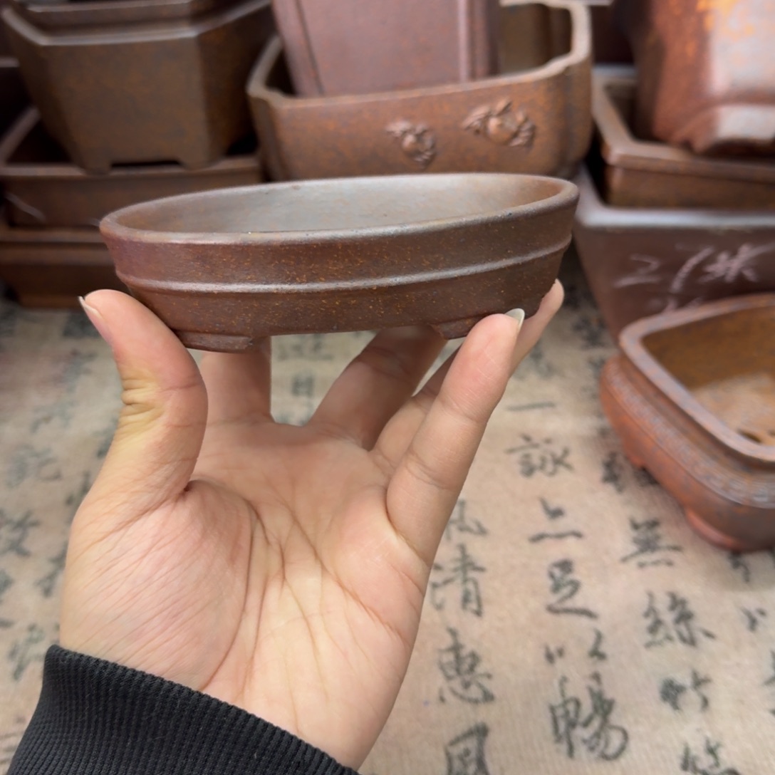 紫砂花盆2号11.5x9.5x2宜兴紫砂正品