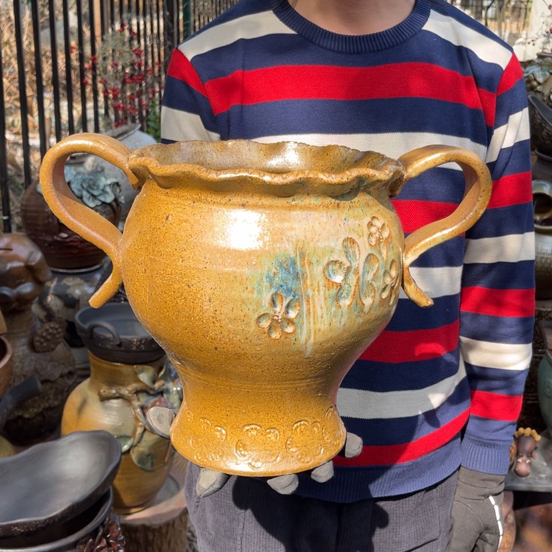 红陶高26口22有孔