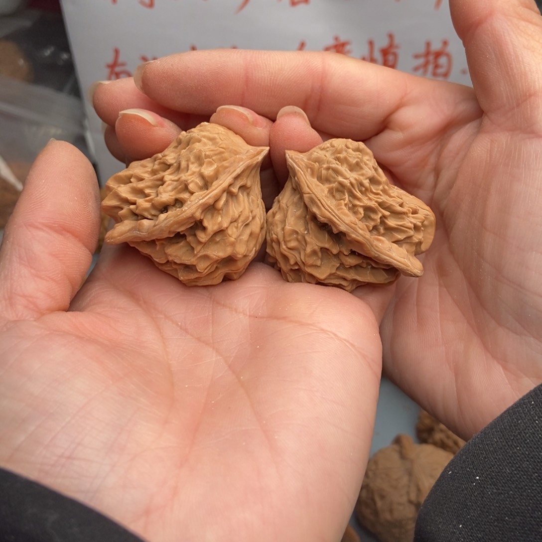 文玩核桃把件小鸟25