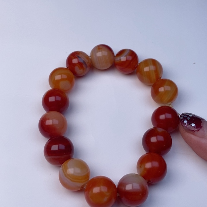 蛇纹石玉手链未镶嵌