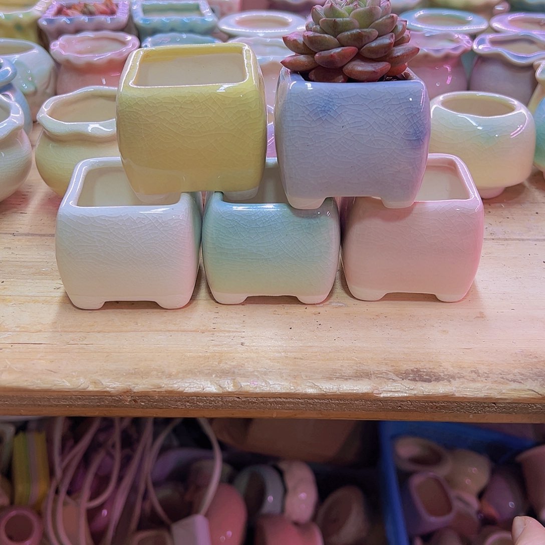 陶瓷花盆当场凑满12包邮