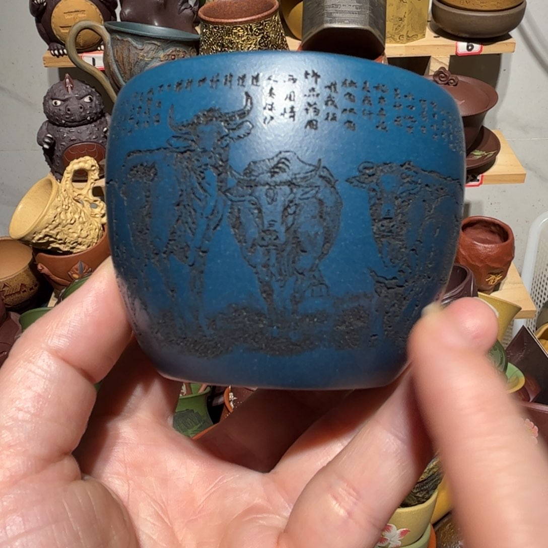 紫砂茶杯宜兴紫砂主人杯