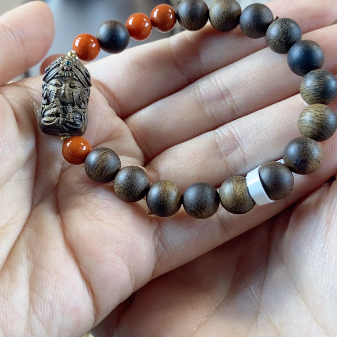 沉香手串达拉干卡8mm单圈