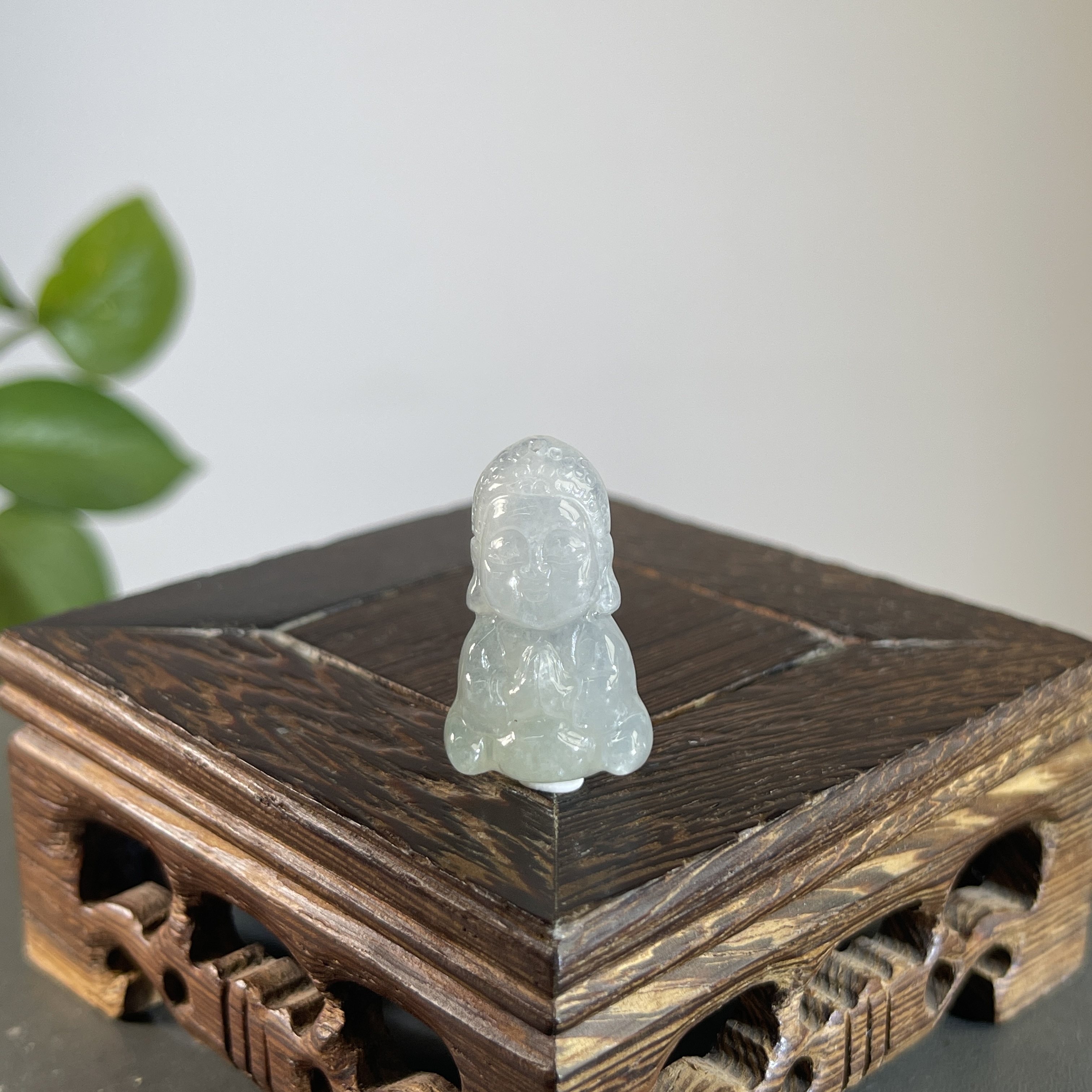 JGB19-012 天然缅甸A货翡翠  宝宝佛