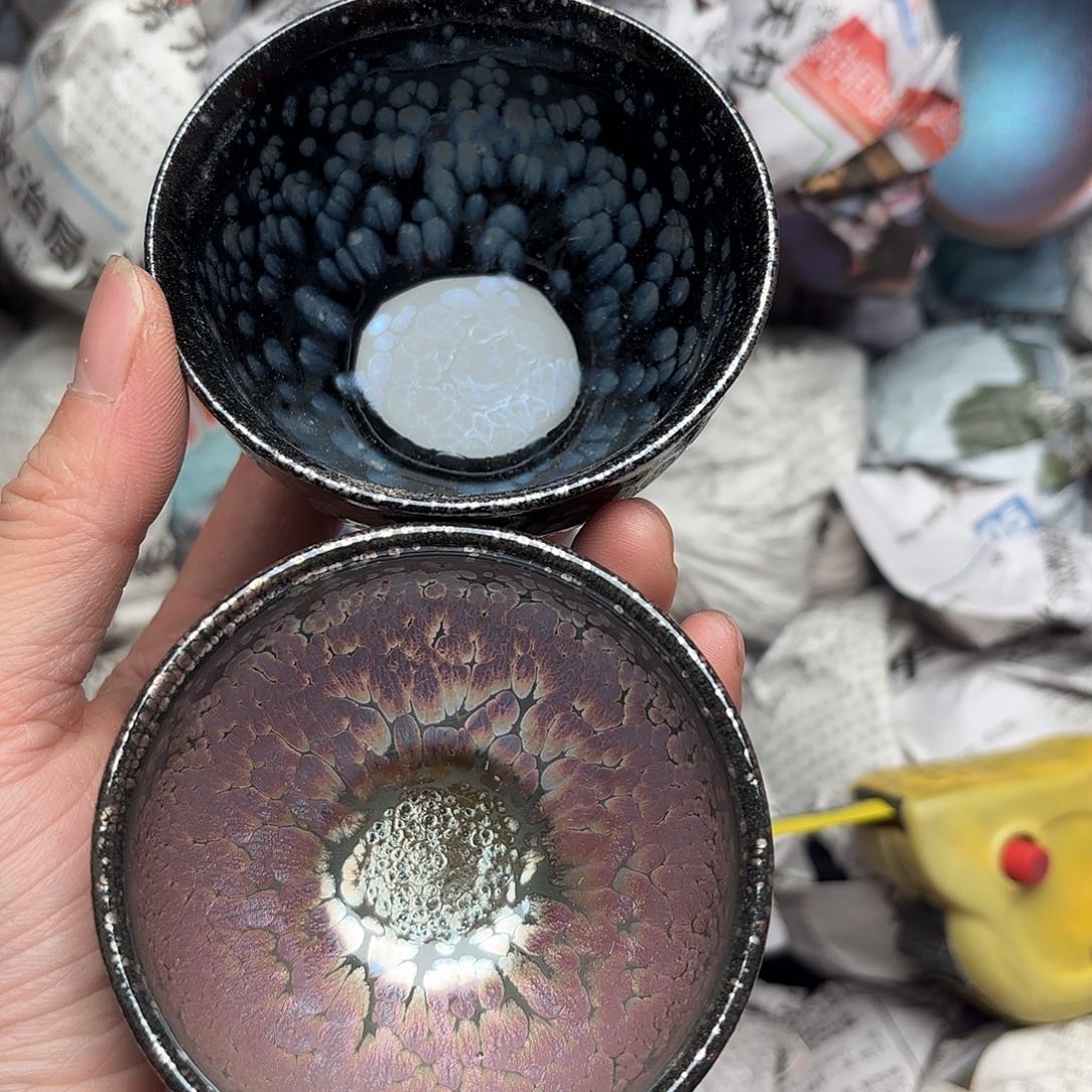 茶盏建盏主人杯一只微瑕