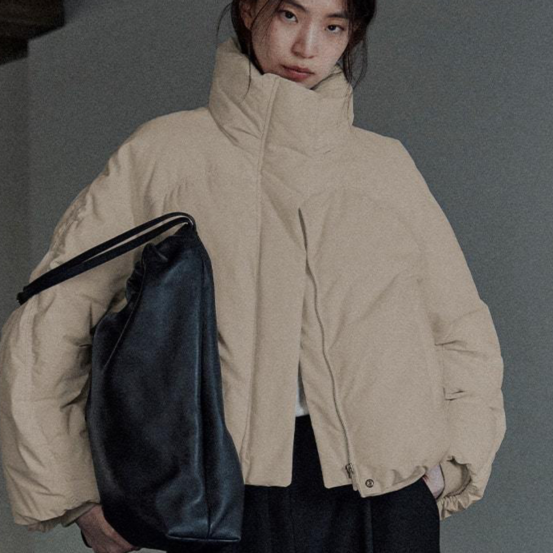 闪闪兒 元 K**O大贵牌定制面料立领短款羽绒服9730