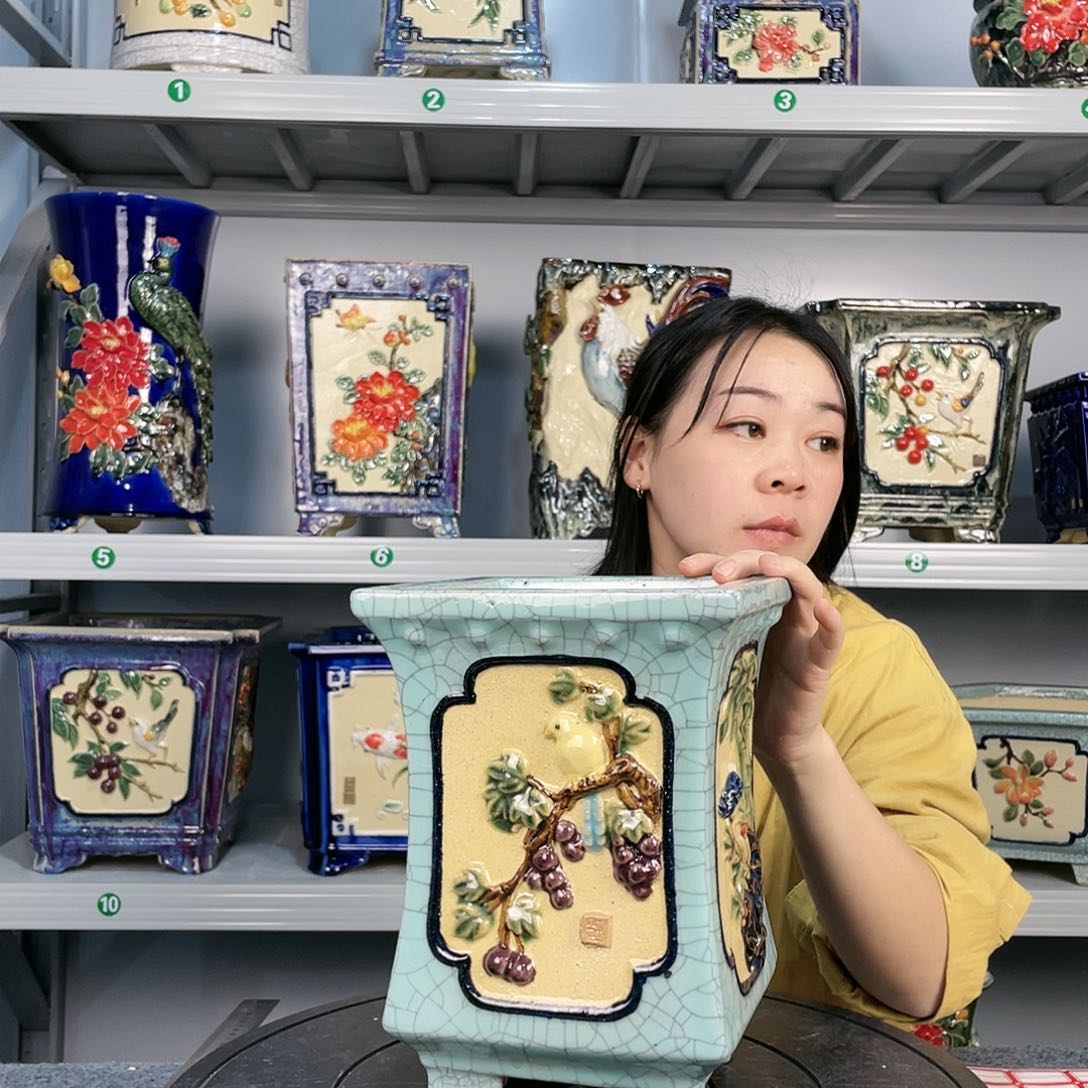 红陶韵*斋石湾湾湾湾湾湾盆