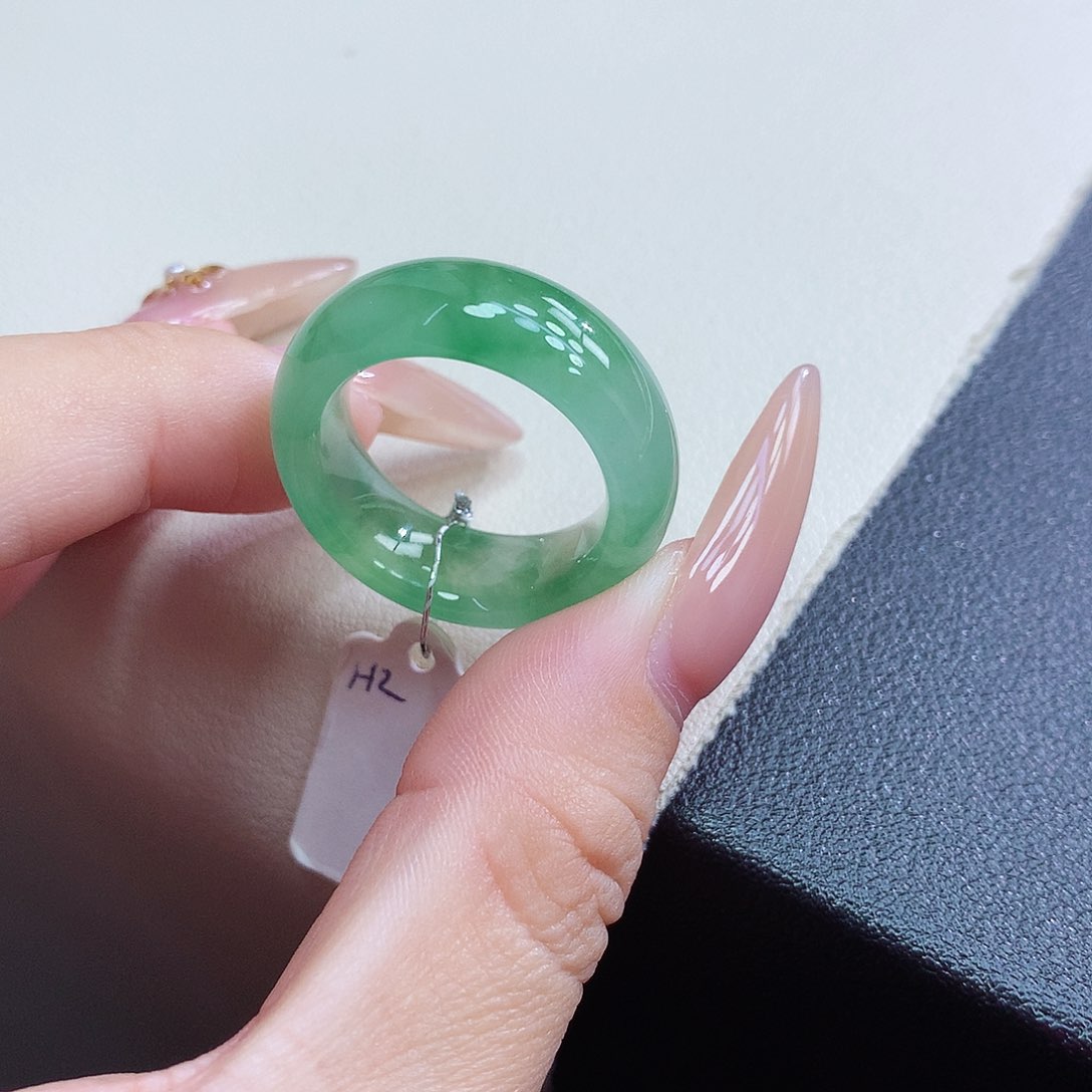 未镶嵌戒指翡翠18-19号