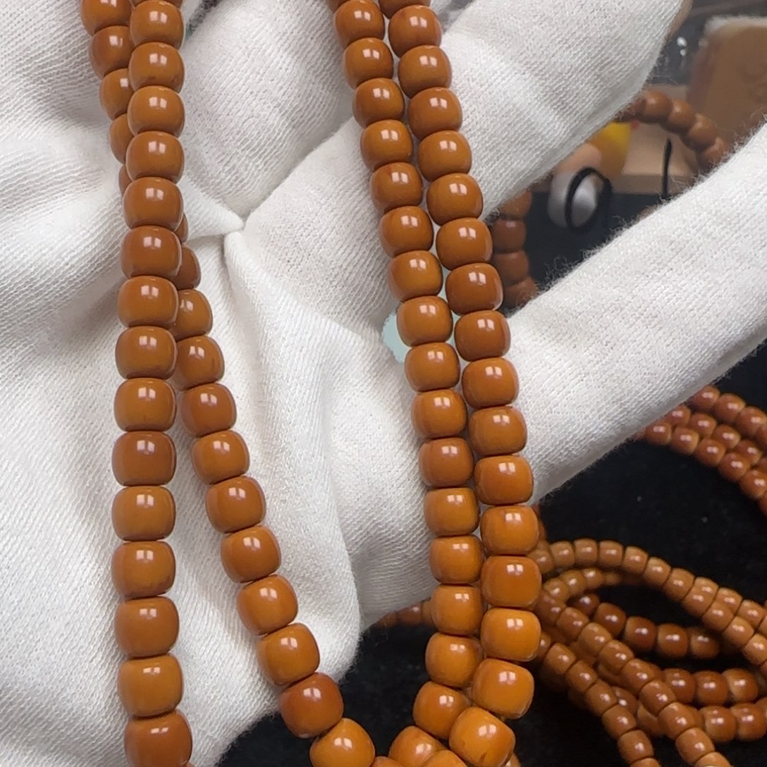 橄榄核手串老挝长串老型6.3mm