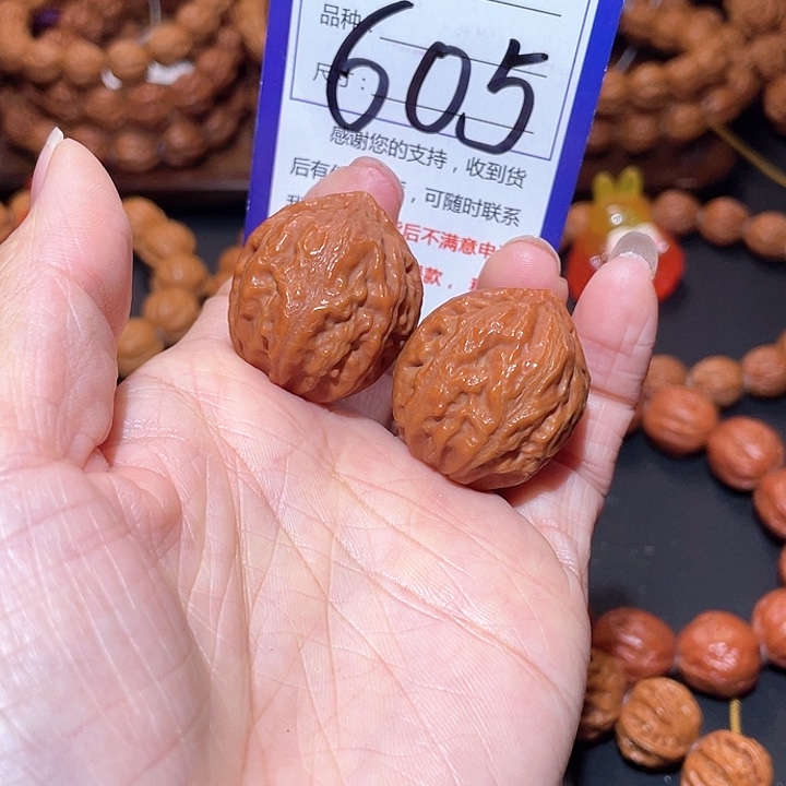 文玩核桃手串605福利粗筋八棱秋子手捻2.9