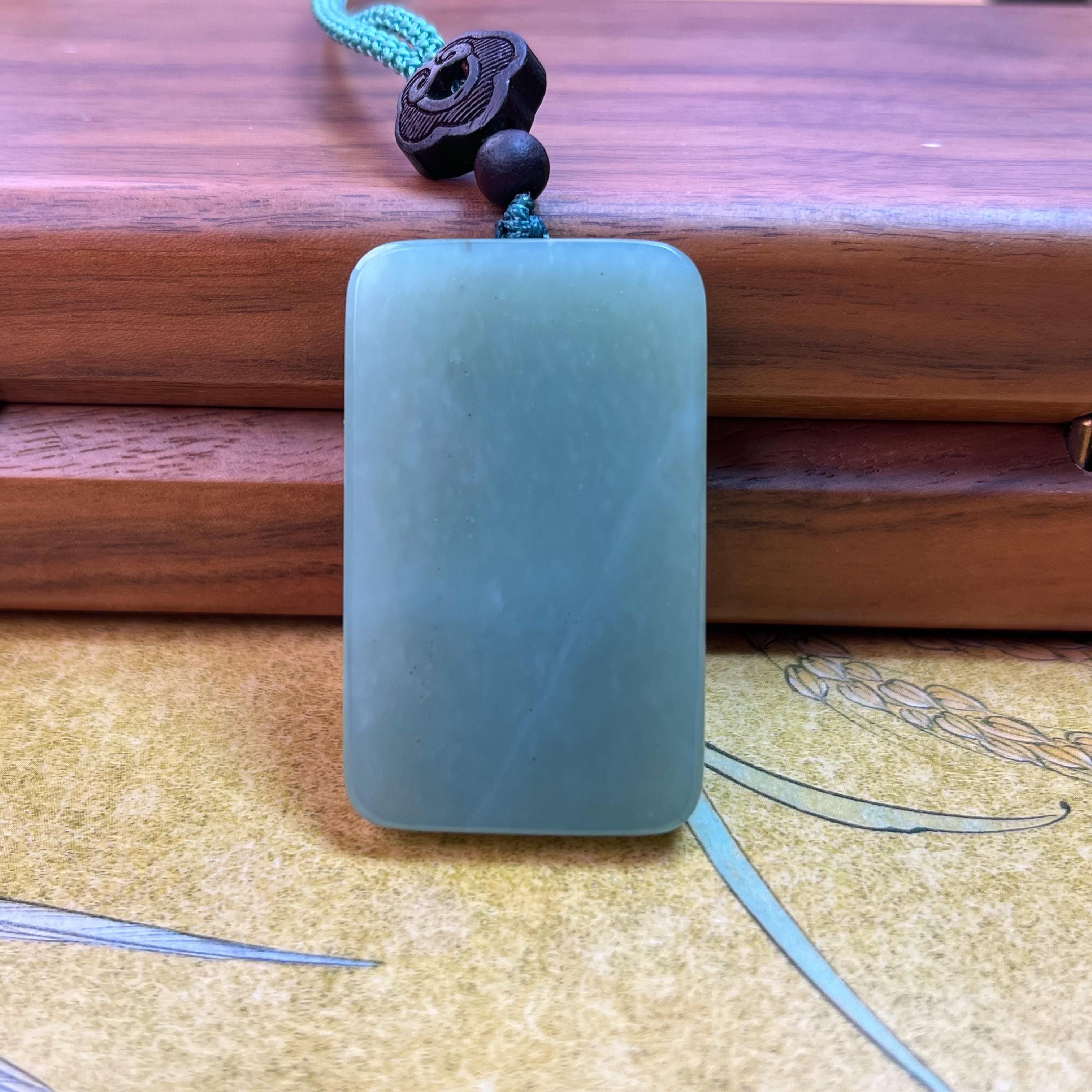 z002612和田玉无事牌