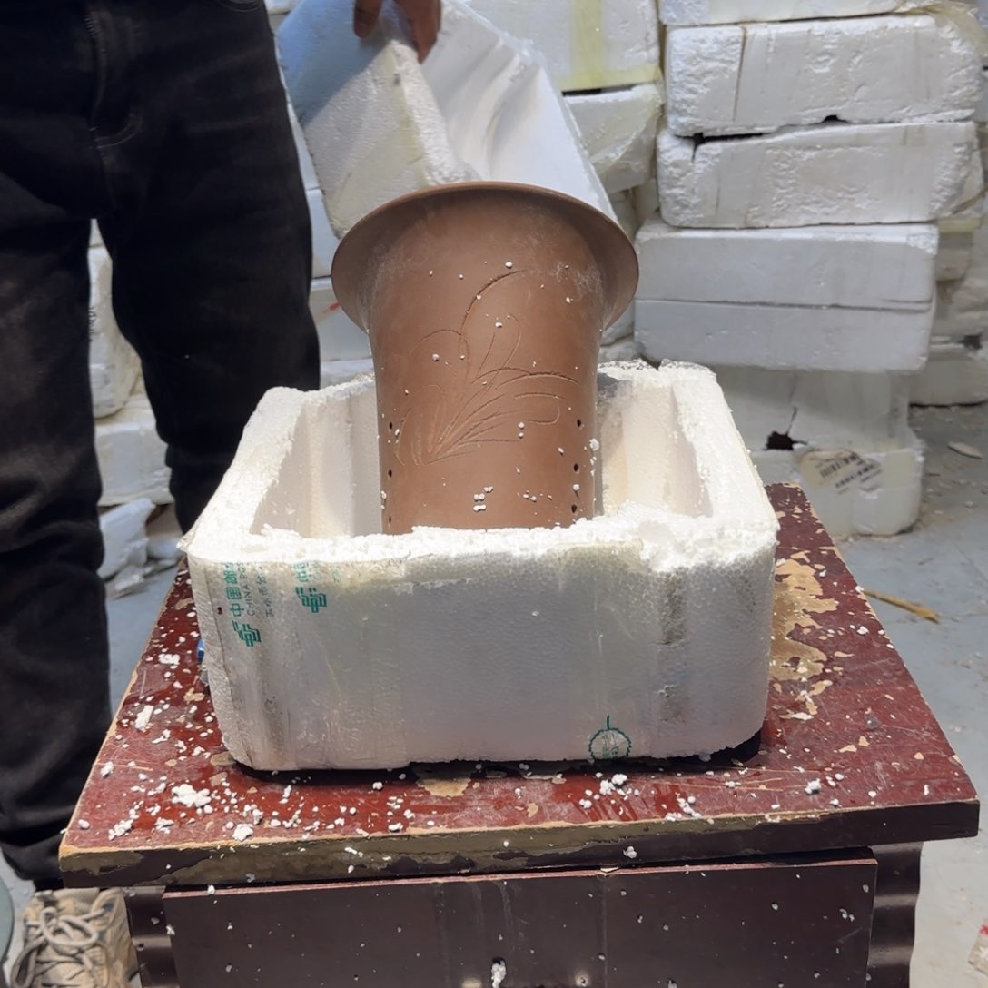 紫砂花盆瑕疵和瑕疵